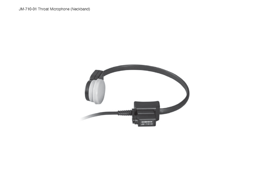 JM-710-01 Throat Microphone (Neckband)